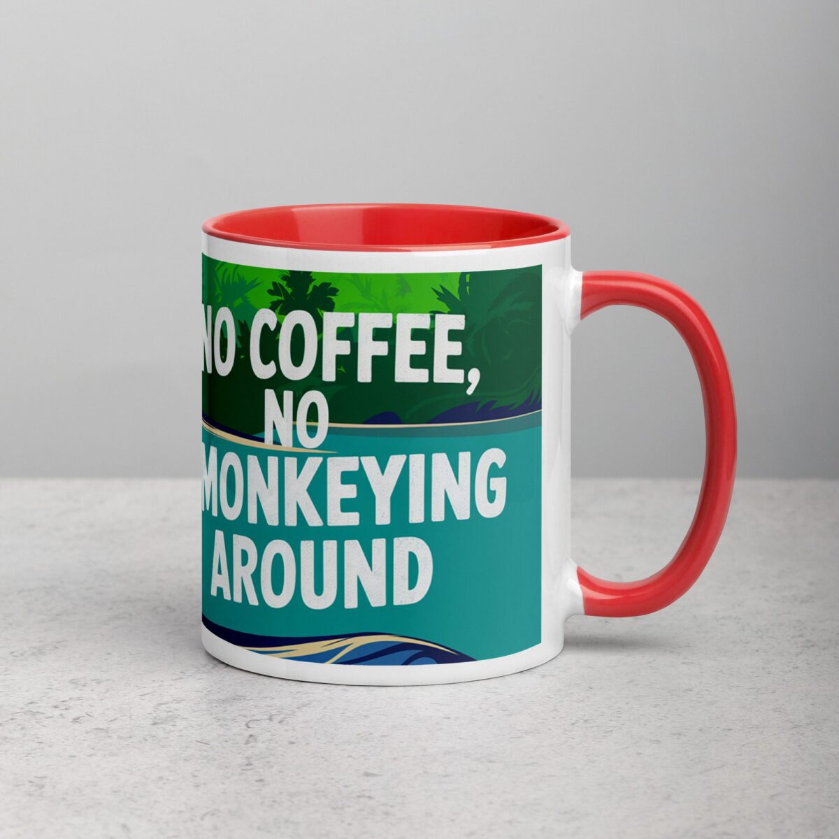 No Coffee, No Monkeying Around Mug - Image 9