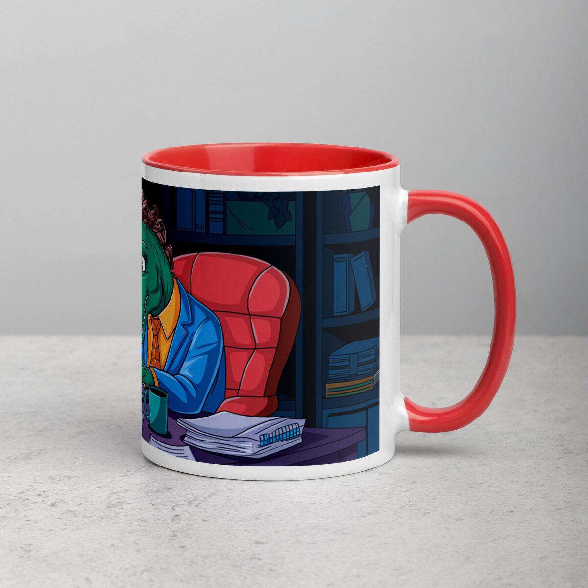 Dinos Before Deadlines Coffee Mug - Image 9