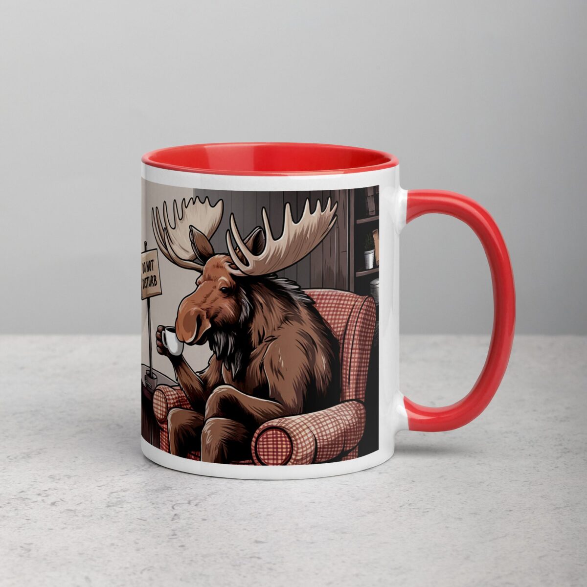 I’m Not Antler-Social, Just Caffeinating Moose Mug - Image 9