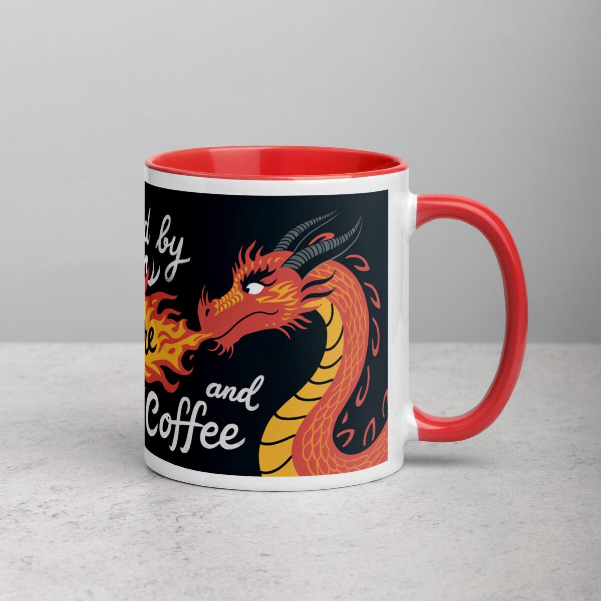 Fueled by Fire and Dragon Coffee Mug - Image 9