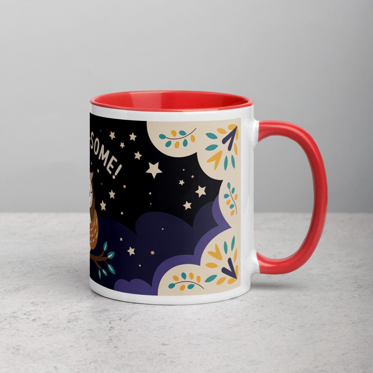 Stay Owl-some! Coffee Mug & Tea Cup - Image 9