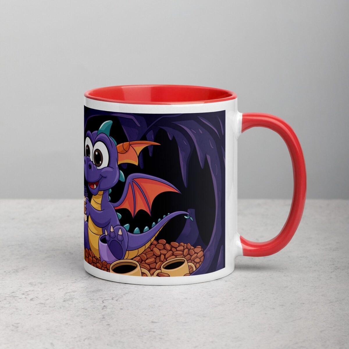 Dragons Love Coffee Too Mug - Image 9