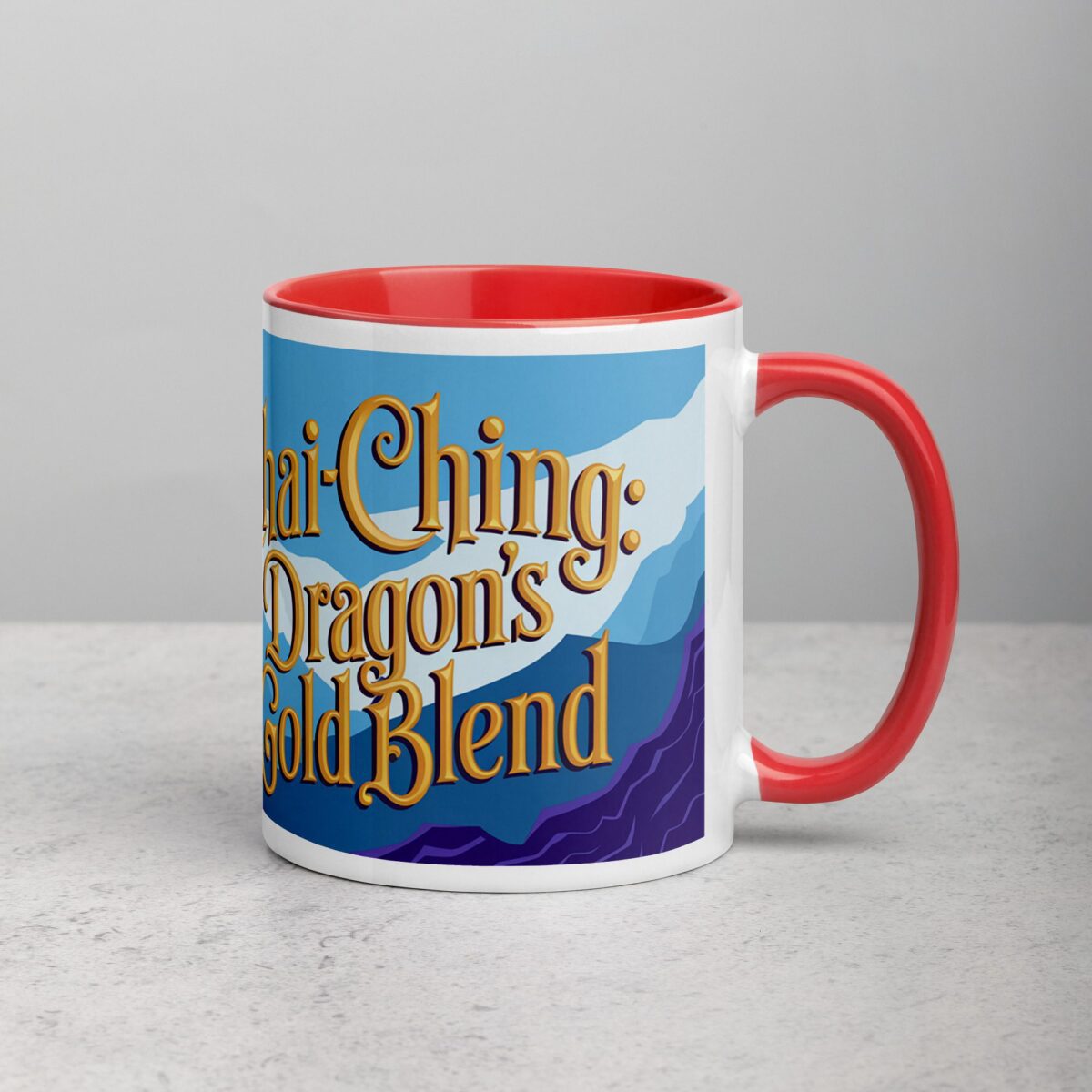 Chai-Ching: Dragon’s Gold Blend Mug - Image 9