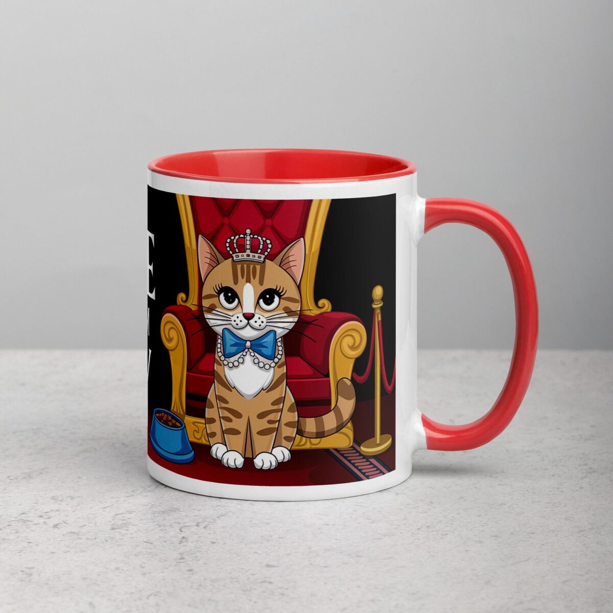 Feed Me and Tell Me I’m Pretty Cat Mug - Image 9