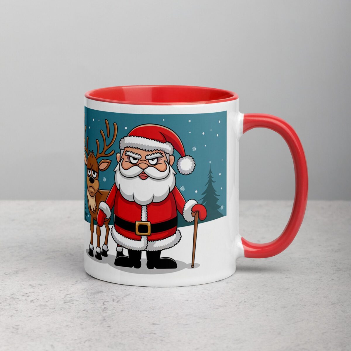 Santa Doesn’t Believe in You Either Christmas Mug - Image 9