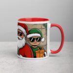 Gangsta Wrapper Christmas Santa Mug - Image 9