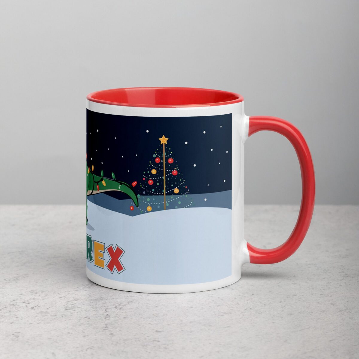 Tree Rex Christmas Coffee Mug - Image 9