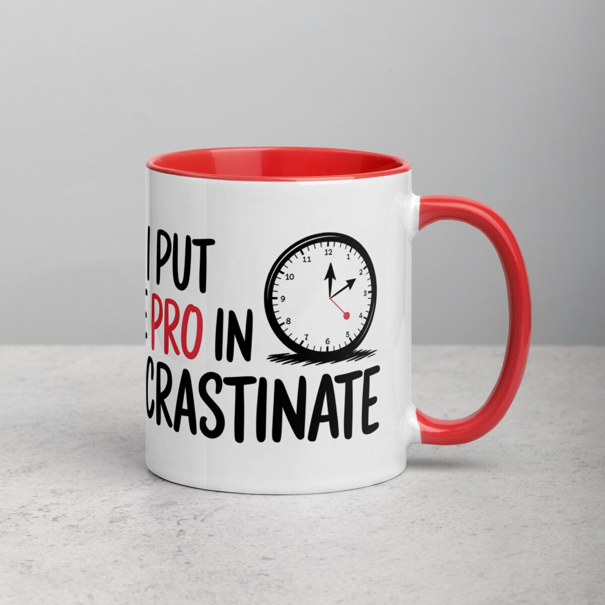 I Put the Pro in Procrastinate Dad Mug - Image 9