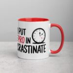 I Put the Pro in Procrastinate Dad Mug - Image 9