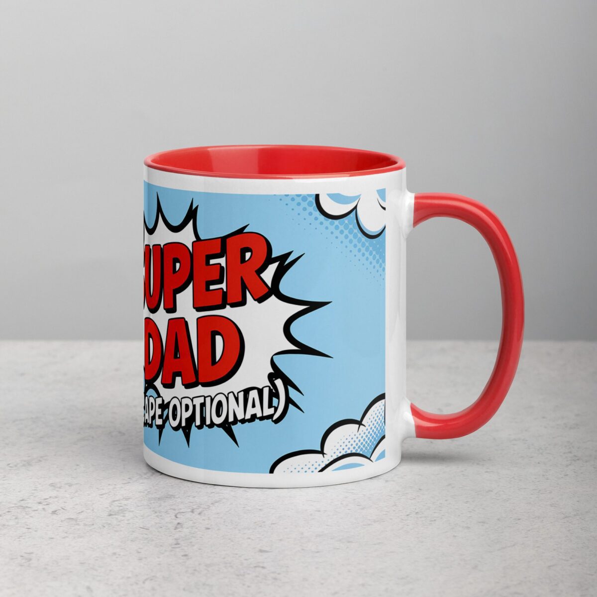 Super Dad Superhero Coffee Mug - Image 9