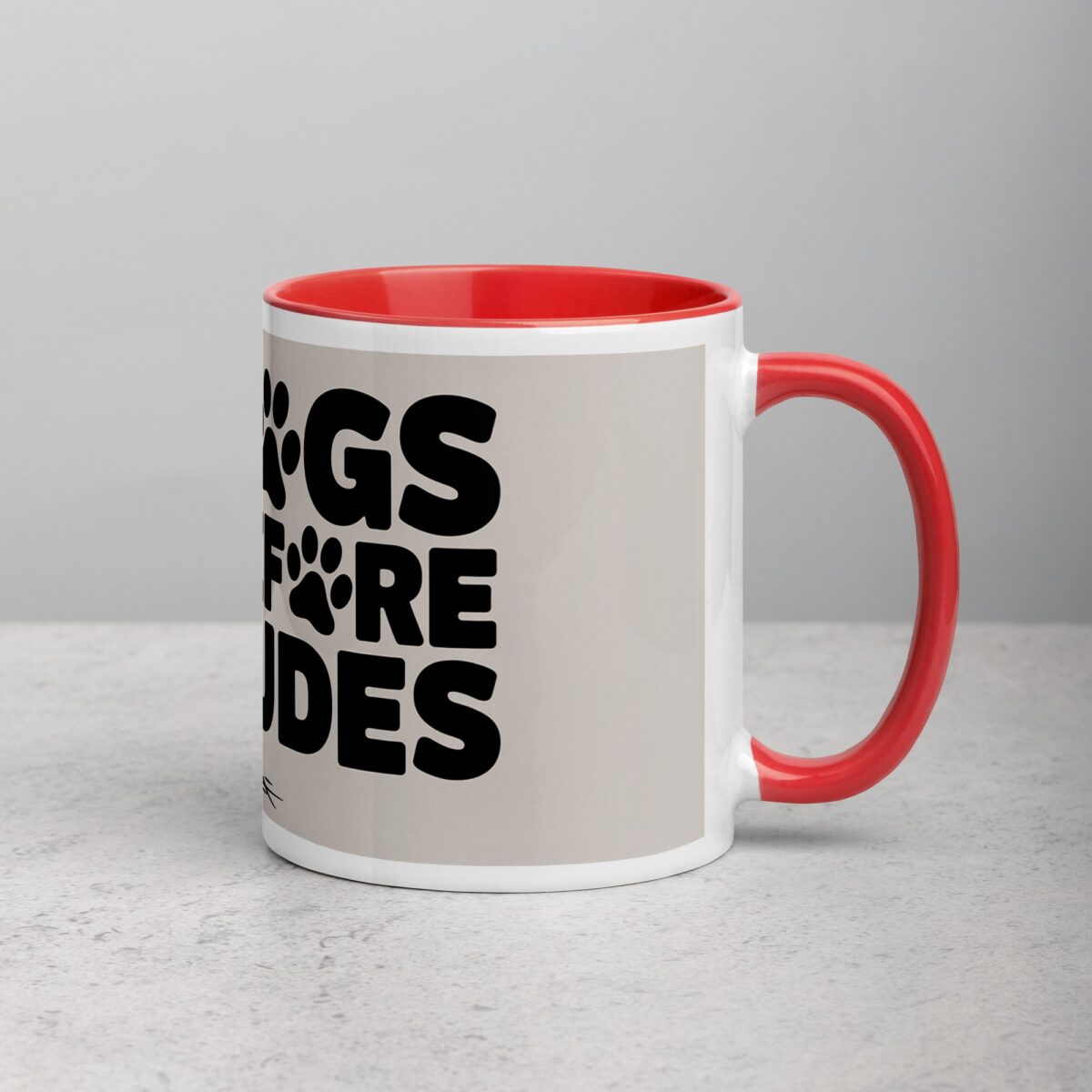 Dogs Before Dudes Coffee Mug & Tea Cup - Image 9