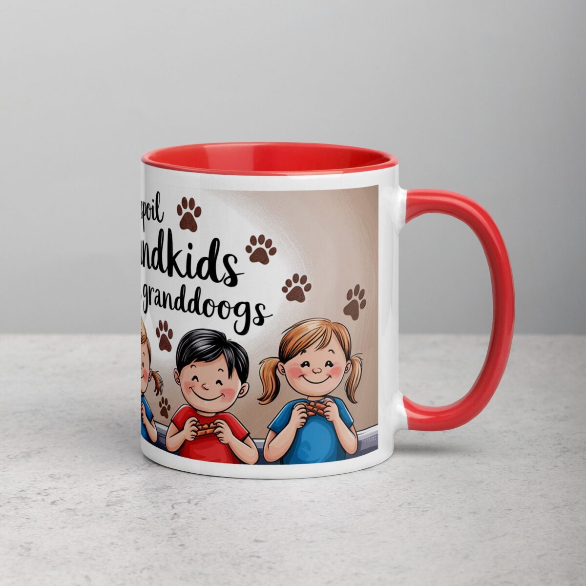 I Only Spoil Grandkids and Granddogs Coffee Mug - Image 9