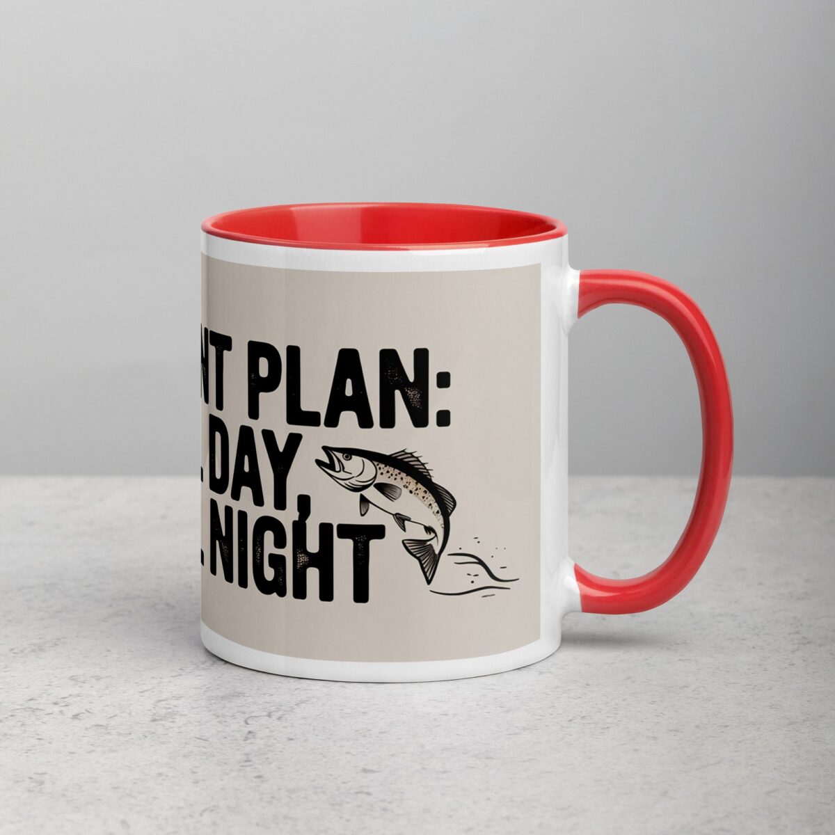 Retirement Plan: Fish All Day, Nap All Night Mug - Image 9