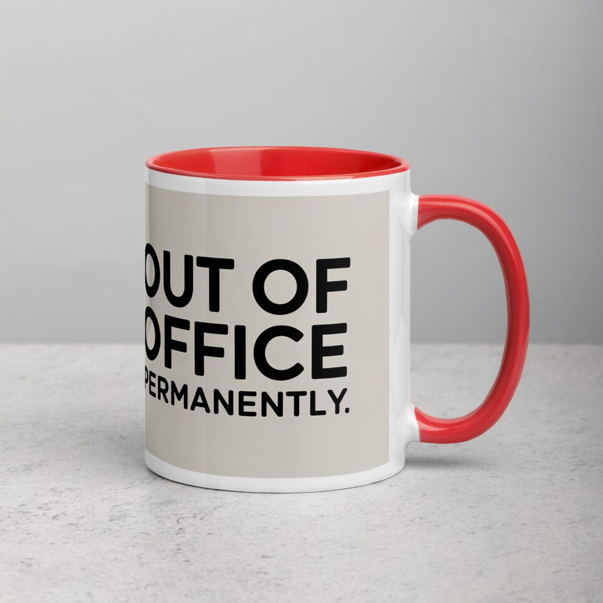 Out of Office Permanently Retirement Coffee Mug - Image 9