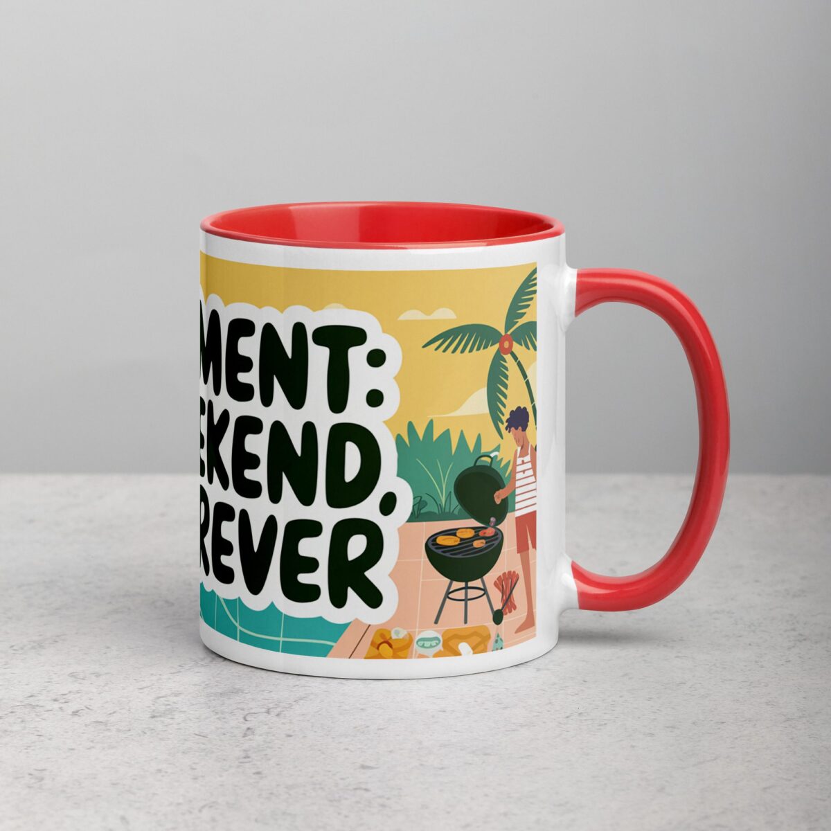 Retirement: The Weekend, But Forever Coffee Mug - Image 9