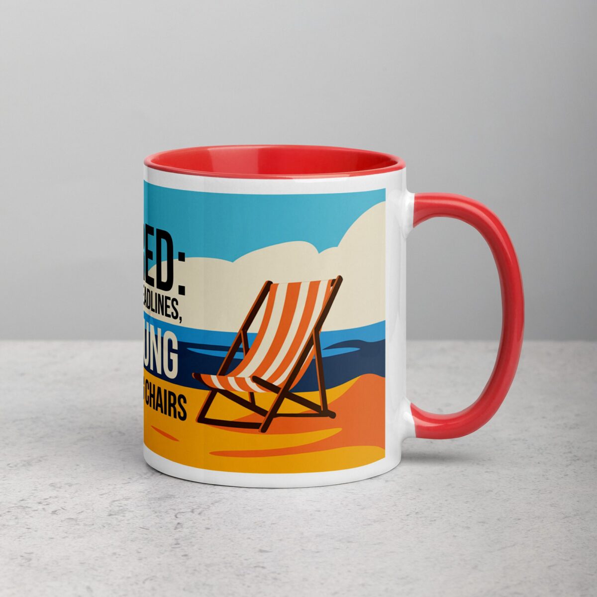 Retired: Too Old for Deadlines, Too Young for Rocking Chairs Mug - Image 9
