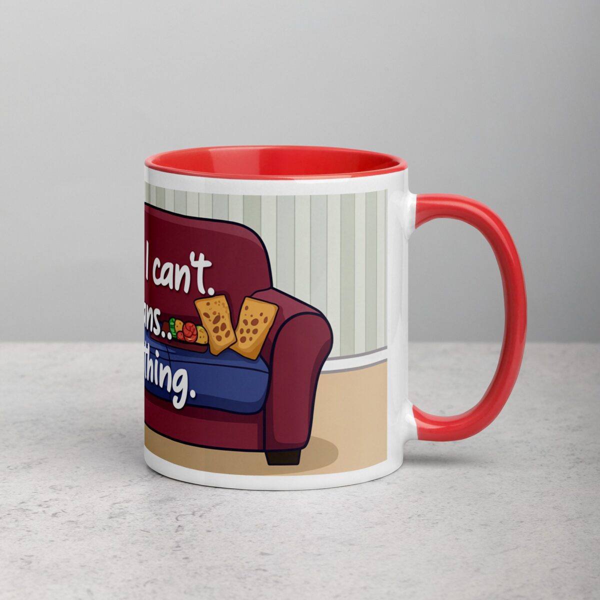 I’m Sorry, I Can’t. I Have Plans… To Do Nothing Sarcastic Mug - Image 9