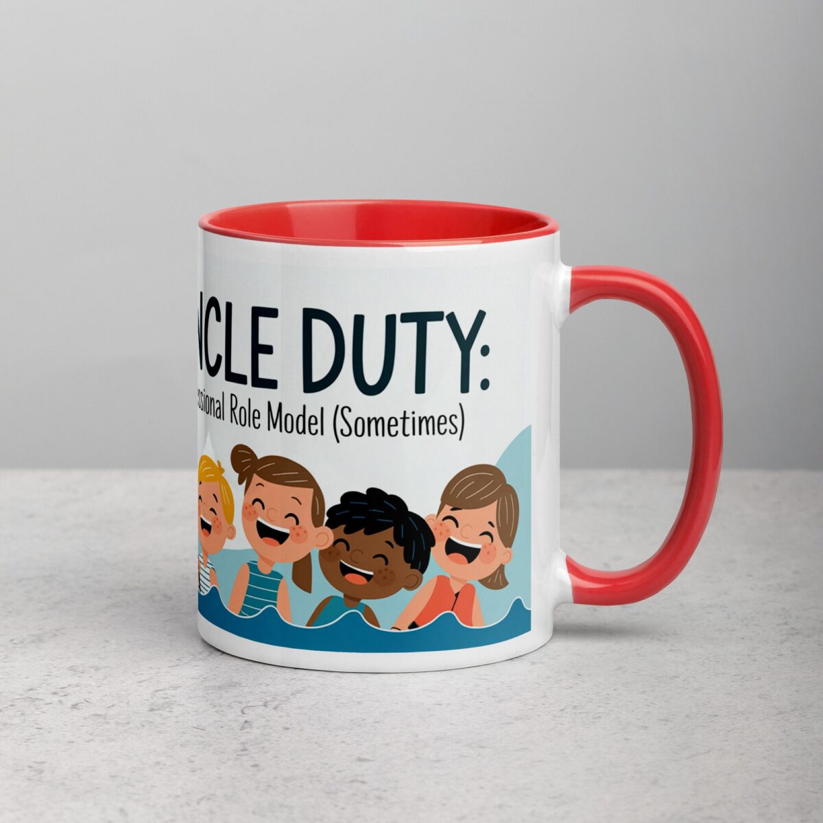 Uncle Duty: Professional Role Model (Sometimes) Coffee Mug - Image 9