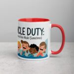 Uncle Duty: Professional Role Model (Sometimes) Coffee Mug - Image 9