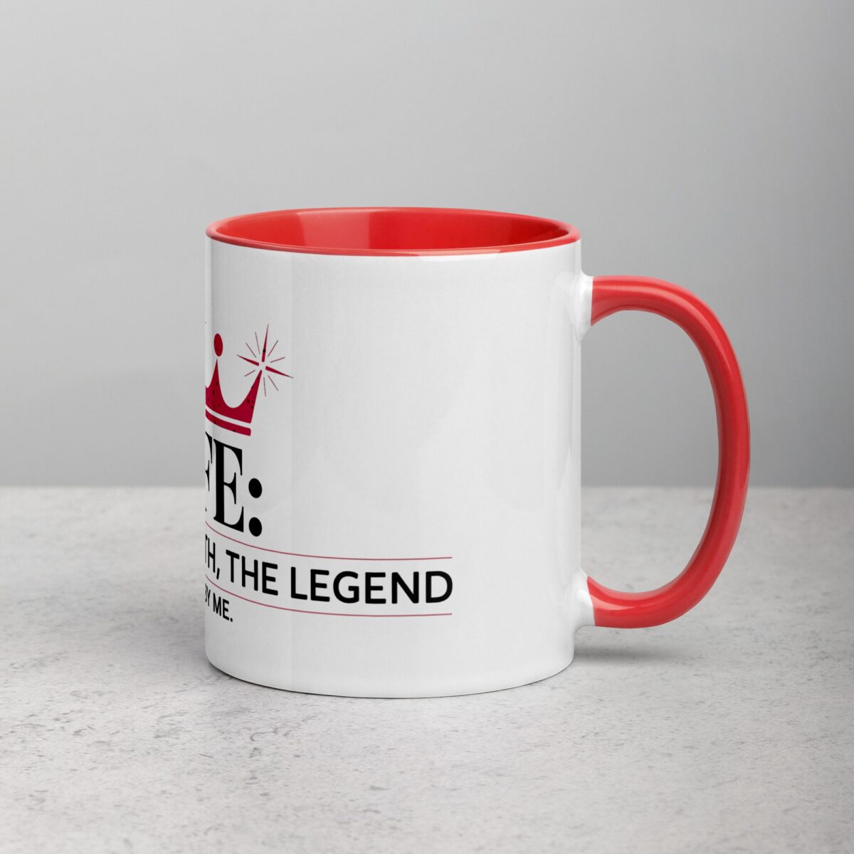 Wife: The Boss, The Myth, The Legend Coffee Mug - Image 9