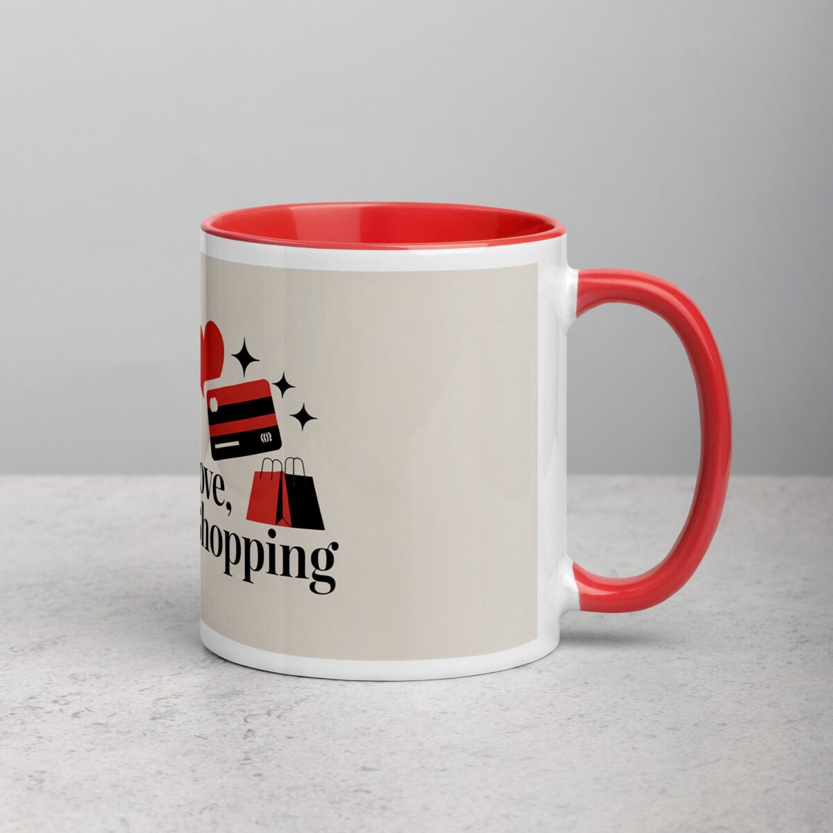 Wife: Unlimited Love, Unlimited Shopping Coffee Mug - Image 9