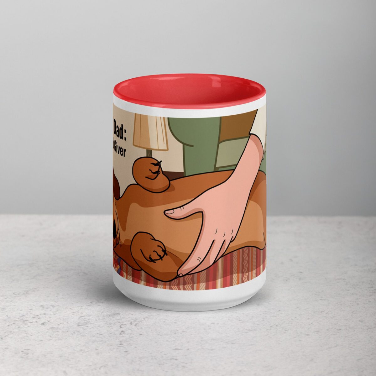 Dachshund Dad: Chief Belly Rub Giver Coffee Mug - Image 10