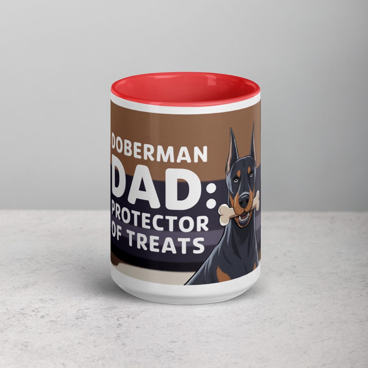 Doberman Dad: Protector of Treats Coffee Mug - Image 10