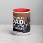 Doberman Dad: Protector of Treats Coffee Mug - Image 10