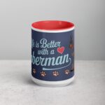 Life Is Better with a Doberman Coffee Mug & Tea Cup - Image 10