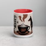 Fueled by Coffee and Doberman Love Mug - Image 10