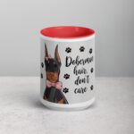 Doberman Hair, Don’t Care Coffee Mug - Image 10