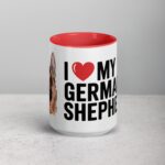 I ❤️ My German Shepherd Coffee Mug & Tea Cup - Image 10