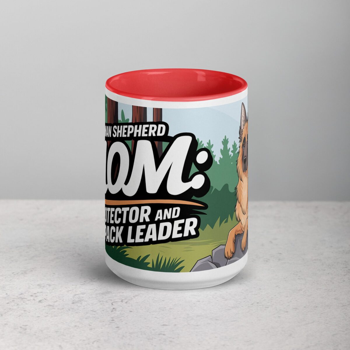 German Shepherd Mom: Protector and Pack Leader Mug - Image 10