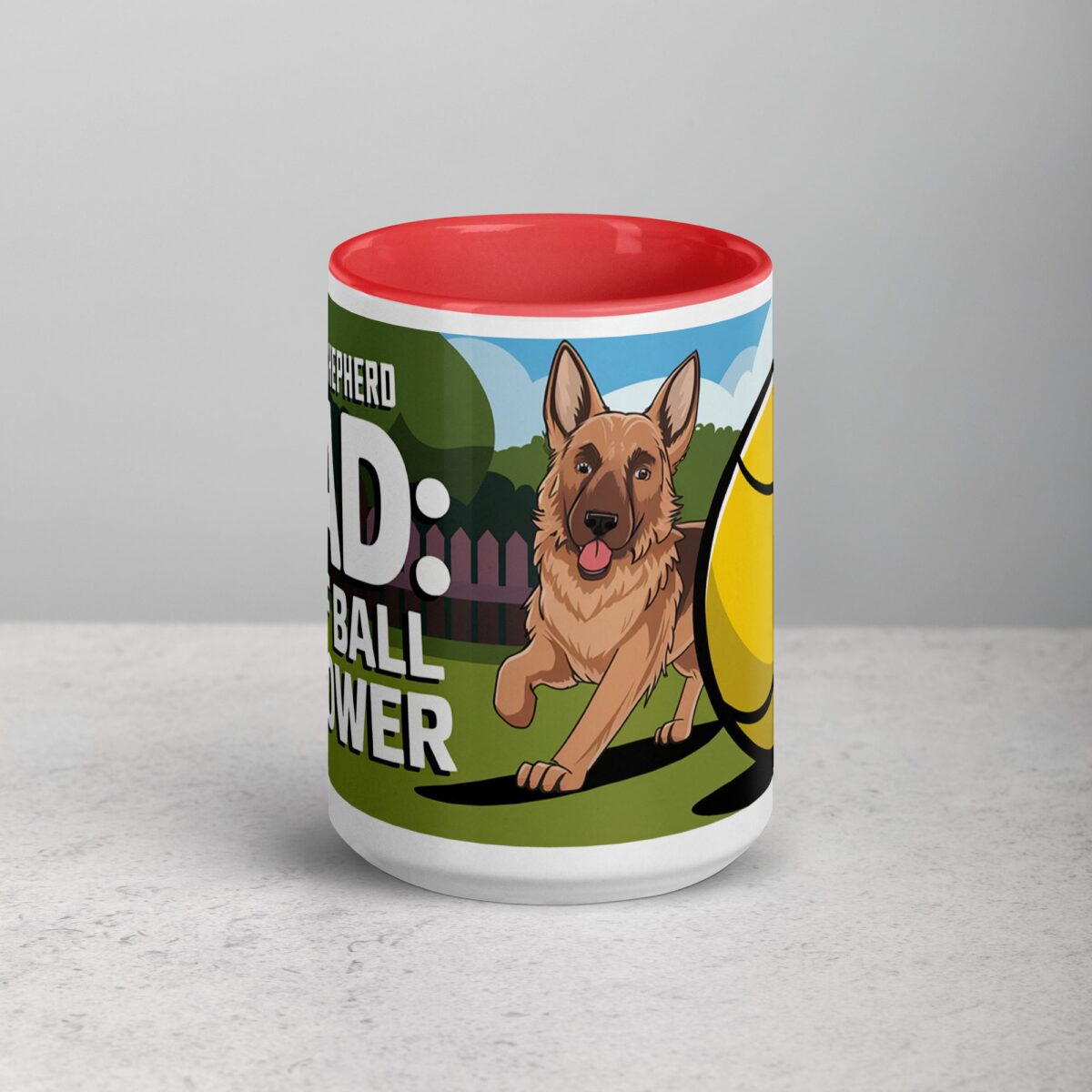 German Shepherd Dad: Chief Ball Thrower Mug - Image 10