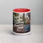 Fueled by Coffee and German Shepherd Love Mug - Image 10