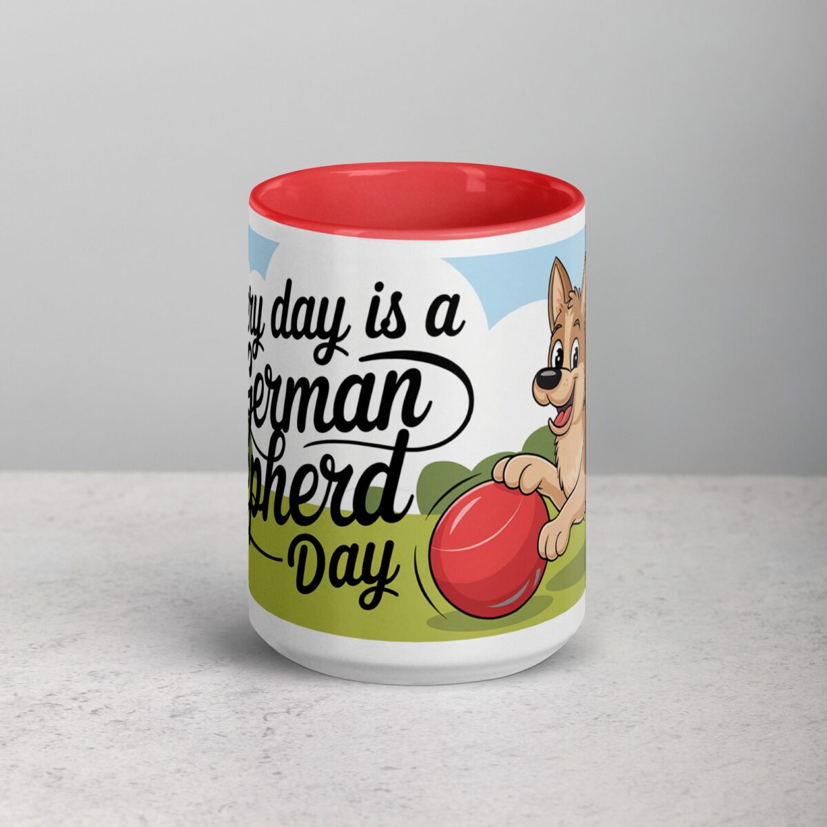 Every Day Is a German Shepherd Day Coffee Mug & Tea Cup - Image 10