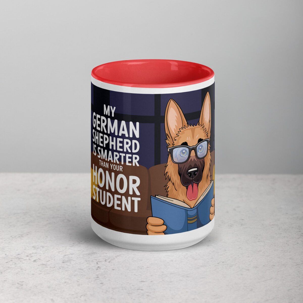 My German Shepherd Is Smarter Than Your Student Mug - Image 10