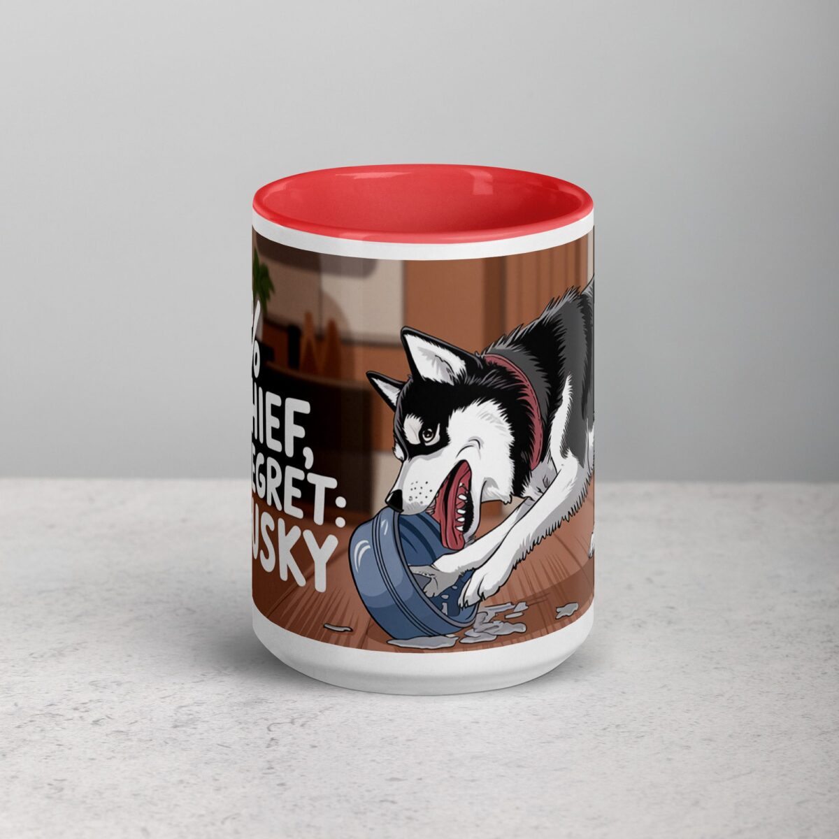 100% Mischief, 0% Regret: My Husky Coffee Mug - Image 10