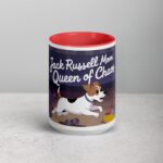 Jack Russell Mom: Queen of Chaos Coffee Mug - Image 10