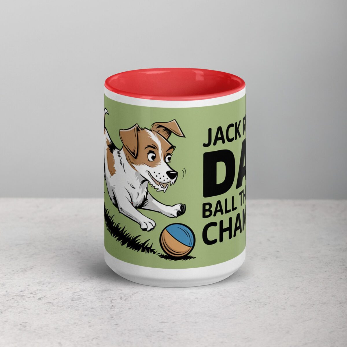Jack Russell Dad: Ball Throwing Champion Coffee Mug - Image 10