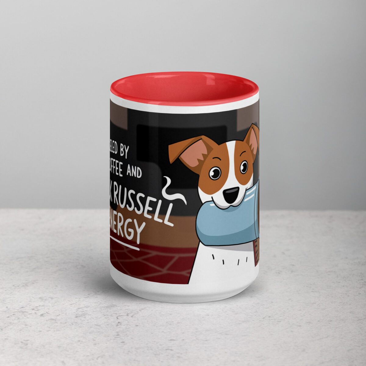 Fueled by Coffee and Jack Russell Energy Mug - Image 10