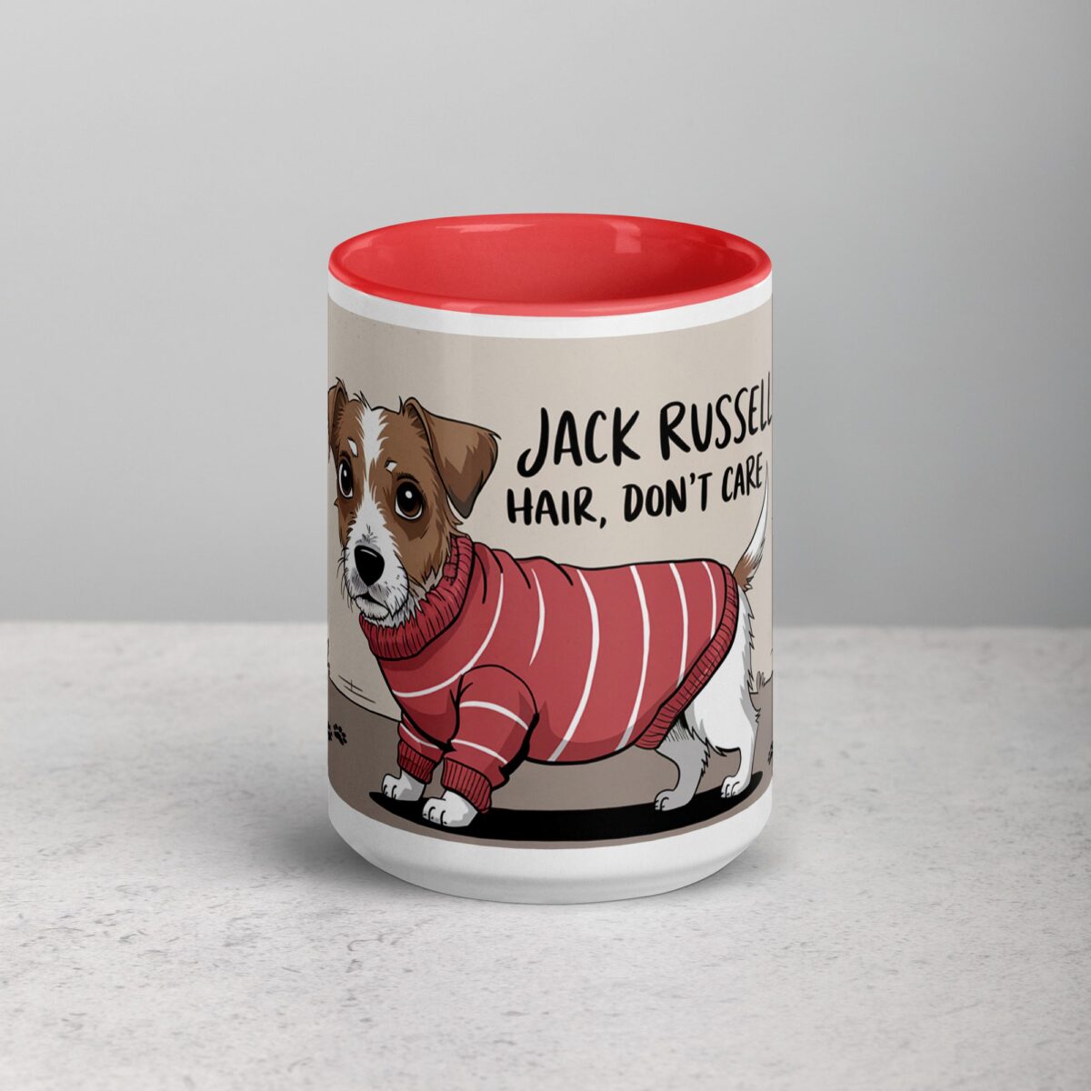 Jack Russell Hair, Don’t Care Coffee Mug - Image 10