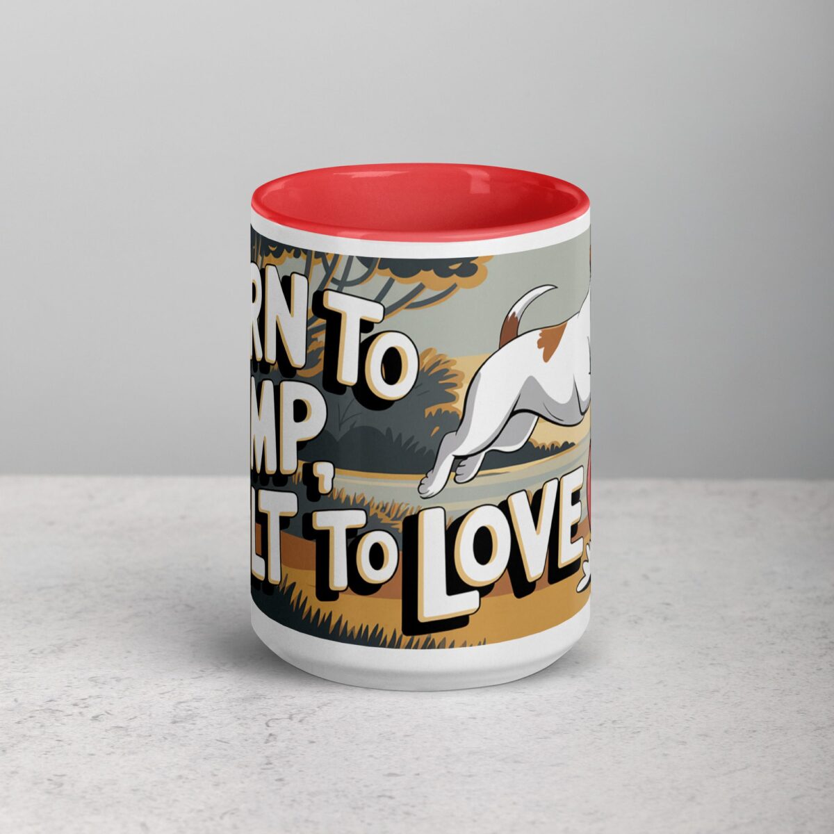 Born to Jump, Built to Love Jack Russell Mug - Image 10