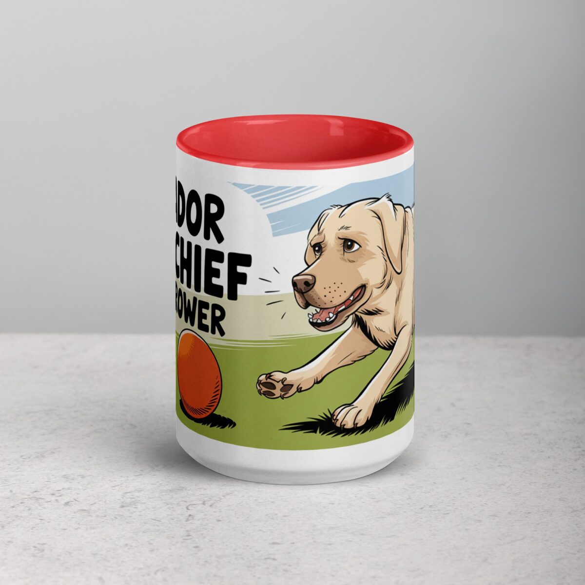 Labrador Dad: Chief Ball Thrower Coffee Mug - Image 10
