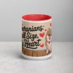 Pomeranians: Small Size, Big Heart Coffee Mug - Image 10