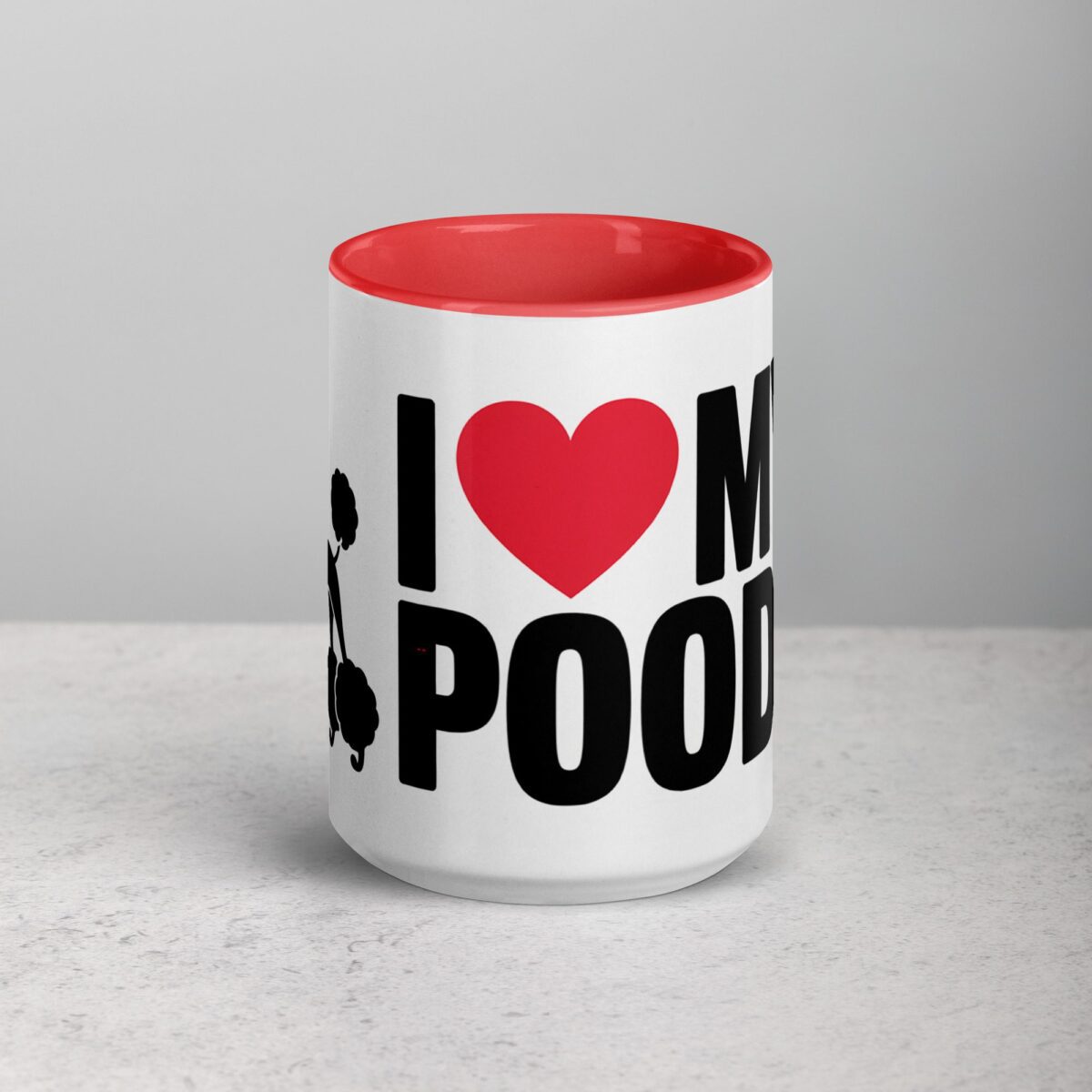 I ❤️ My Poodle Coffee Mug & Tea Cup - Image 10