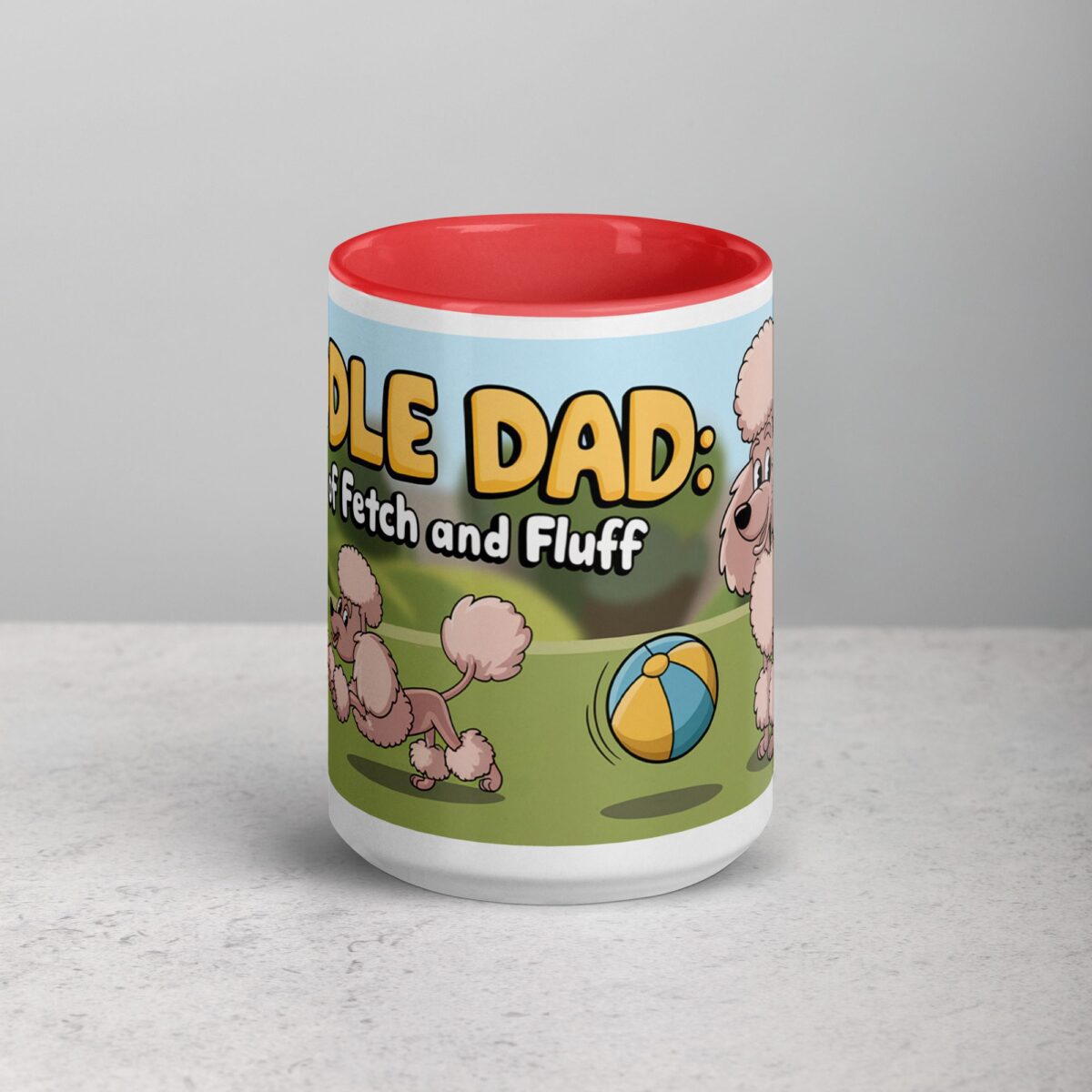 Poodle Dad: Master of Fetch and Fluff Coffee Mug - Image 10