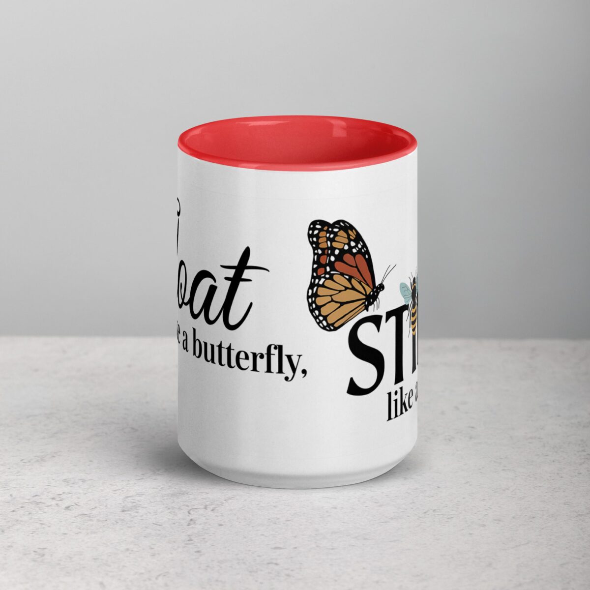 Float Like a Butterfly, Sting Like a Bee Mug - Image 10
