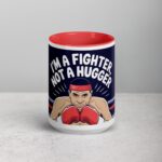 I’m a Fighter, Not a Hugger Boxing Mug - Image 10