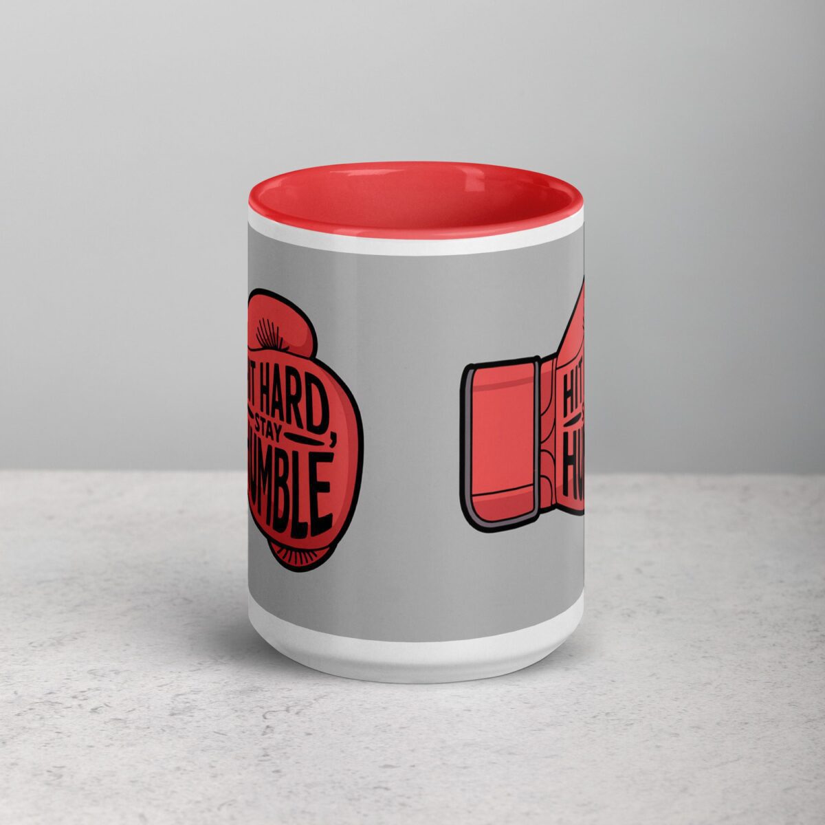 Hit Hard, Stay Humble Boxing Mug - Image 10